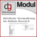 Attribute Verwaltung für den Admin Bereich CE