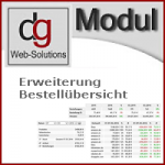 Erweiterung der Bestellübersicht PE