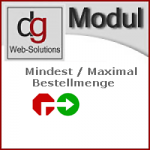 Modul Mindestbestellmenge/Maximal Bestellanzahl PE